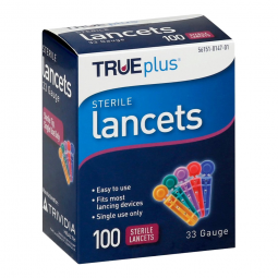 TRUEplus Nipro Diagnostics 743533-TRUEplus Sterile Lancets, Lancets (CS) - TRUEplus Sterile Lancets