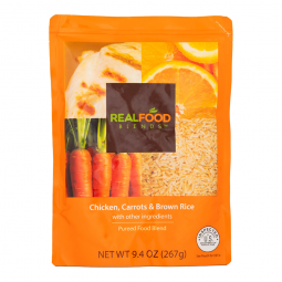 Real Food Blends Nutricia North America 176988-Real Food Blends Orange Chicken, Carrots & Brown Rice