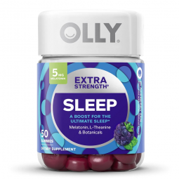 OLLY Extra Strength 85293300841 Sleep Aid, Gummies, 50 per Bottle
