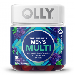 OLLY Men's Multi OLLY Public Benefit 85815800502-Olly The Perfect Men's Multi Gummies, Blackberry Bl