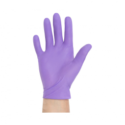 O&M Halyd 14263 Purple Nitrile-Xtra Extended Cuff Exam Glove, Extra Large (BX/50)