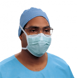O&M Halyd 49235 Anti-Fog Surgical Mask, Green Anti-Fog Surgical Mask, Green (BX/50)
