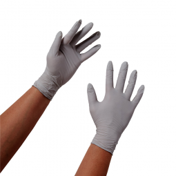 STERLING O&M Halyard 50707-Sterling Nitrile Exam Glove, Medium, Gray, Exam Gloves (BX)