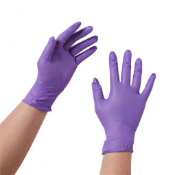 Purple Nitrile O&M Halyard 55084-Purple Nitrile Nitrile Exam Glove, Extra Large, Exam Gloves (BX)