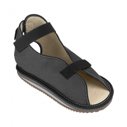 Ossur B308MED-�ssur Canvas Rocker Bottom Cast Shoe, Medium, Black, Footwear