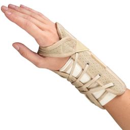OTC 2360 Cock-Up Wrist Splint - Suede Finish - Beige