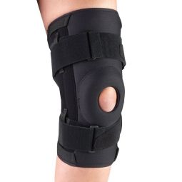 OTC 2541 Orthotex Knee Stabilizer - Spiral Stays - Slip On - Black