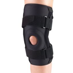 OTC 2543 Orthotex Knee Stabilizer - Hinged Bars - Slip On - Black