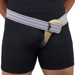 OTC 2936 Single Hernia Support, Scrotal Elastic Truss, Left or Right Side - Gray