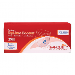 Tranquility TopLiner Tranquility 2060-TopLiner Super Added Absorbency Incontinence Booster Pad, 4-1/