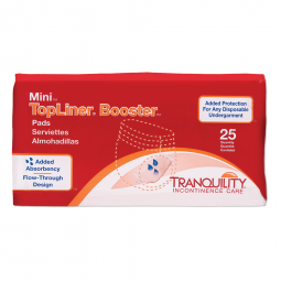 Tranquility TopLiner Tranquility 2072-TopLiner Mini Incontinence Booster Pad, 2-3/4 x 10-1/2 in, Pad