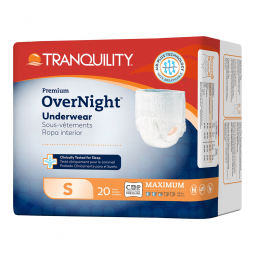 Tranquility Premium OverNight Tranquility 2114-Tranquility Premium OverNight Absorbent Underwear, Sm