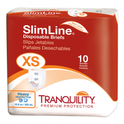 Tranquility Slimline Tranquility 2166-Tranquility SlimLine Heavy Protection Incontinence Brief, Extr