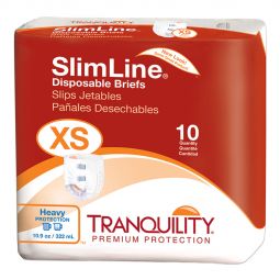 Tranquility 2166 Extra Small Slimline Briefs-100/Case