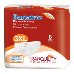Tranquility Bariatric Tranquility 2190-Tranquility Bariatric Maximum Incontinence Brief (BG/8)