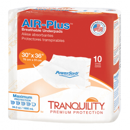 Tranquility AIR-Plus Tranquility 2710-Tranquility AIR-Plus Low Air Loss Underpad, 30 x 36 in, Underp