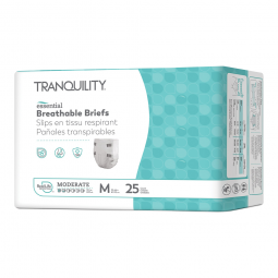 Tranquility Essential Tranquility 2965-100-ComfortCare Incontinence Brief, Medium (BG/25)