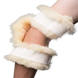 PCP 350011 Pressure-Relief Sheepskin Elbow Protector - White