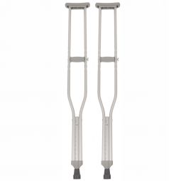 PCP 5091-P Push-Button Adjustable-Height Underarm Crutches - Adult and Youth Sizes: 4 Size Options -