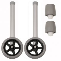 PCP 5109 Wheel Attachment Kit for Walker - Chrome