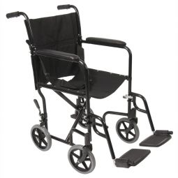 PCP 6006 Adjustable Transport Chair - Black