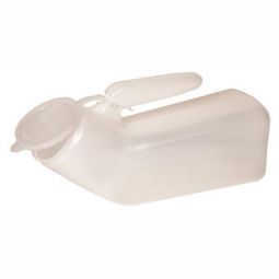 PCP 6091 Male Urinal, Portable, Bed Pan - Clear Plastic