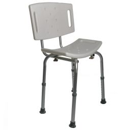 PCP 7003 Adjustable Bath Safety Seat with Backrest - 300 Lb Capacity