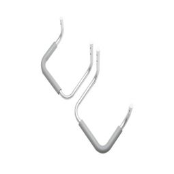 PCP 7021 Removable Arms for Molded Toilet Seat Riser - White