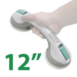 PCP 9300 Suction-Grip Shower Handles - White