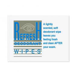 PDC Refresh Deodorant Wipes PDC Healthcare STJ-9112-Refresh Deodorant Wipes Mammography Wipe, Perine