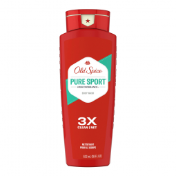 Old Spice Pure Sport Procter & Gamble 03700039316-Body Wash Old Spice Pure Sport Liquid 18 oz Bottle