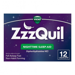 ZzzQuil 32390003802 Nighttime Sleep Aid, LiquiCaps (CT)