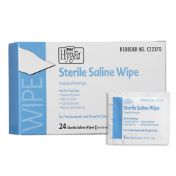 Hygea Professional Disposables C22370-Hygea Unscented Saline Wipe, Individual Packet, Personal Wipes