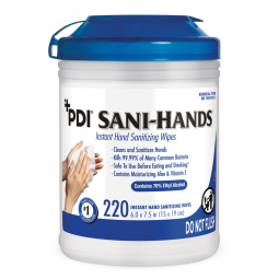 Sani-Hands Professional Disposables P15984-Sani-Hands Hand Sanitizing Wipes, Ethyl Alcohol, Unscente