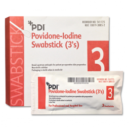 PDI Professional Disposables S41125-PDI PVP Iodine Prep Swabsticks, Applicators & Swabsticks (BX)