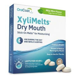 XyliMelts Quest Products 55933000020-Mouth Moisturizer XyliMelts 40 per Pack Melt, Mouth Moisturizer