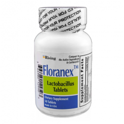 Floranex Rising Pharmaceuticals 64980012950-Floranex Lactobacillus Tablets Probiotic Dietary Supplem