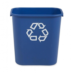 Deskside RJ Schinner Co FG295673BLUE-Rubbermaid Brute Recycling Container, Waste Receptacles