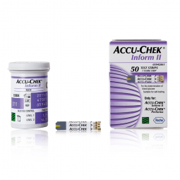 Accu-Chek Inform II Roche 05942861001 Accu-Chek Inform II Blood Glucose Test Strips, Glucose Meter T