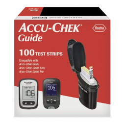Accu-Chek Roche Diabetes Care 07453744001-Accu-Chek Guide Blood Glucose Test Strips, Glucose Meter T