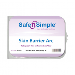 Safe-n'Simple X-Tra Wide Safe N Simple SNS20630-Safe N Simple Waterproof Barrier, 2-Piece Skin Barri