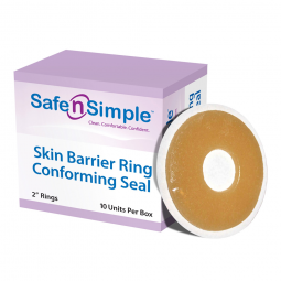 Safe-n'Simple Safe N Simple SNS684U2-Safe-n'Simple Adhesive Barrier Ring, 2-Piece Skin Barrier (BX)
