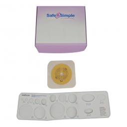 Safe n Simple Safe N Simple SNS7305234-Ostomy Barrier Safe n Simple Trim to Fit, Standard Wear Flexi