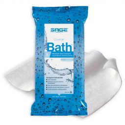 Sage Products 7900 Essential Bath Clean Scent Bath Wipes-352/Case