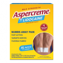 Aspercreme Sanofi 04116705842-Aspercreme Lidocaine Pain Relief Patches XL, Pain Relief (BX)