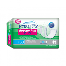 TotalDry Booster Pad Duo Secure Personal Care Products BH98102-TotalDry Booster Pad Duo Maximum Abso