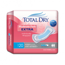 TotalDry Secure Personal Care Products SP1562-TotalDry Moderate Extra Bladder Control Pad, 11 in Len