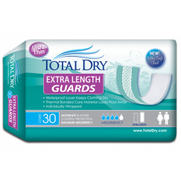 TotalDry Secure Personal Care Products SP1570-TotalDry Maximum Absorbency Bladder Control Pad, 12 in