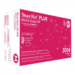 StarMed Plus Sempermed USA SMNP303-StarMed Plus Exam Glove, Medium, Blue, Exam Gloves (CS)