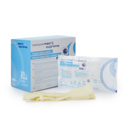Sempermed Supreme Sempermed USA SPFP800-Sempermed Supreme Latex Surgical Glove, Size 8, Ivory (BX/50